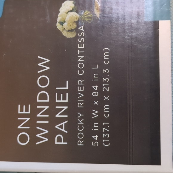 2 Panels Target Home Rocky River Contessa Curtains 54x84 NEW - Picture 3 of 6